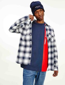 TJM FLANNEL PLAID SHIRT WHITE CHECK