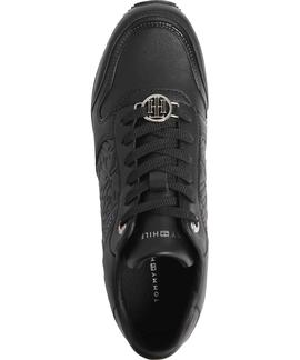 DRESSY WEDGE SNEAKER BLACK