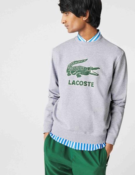 Lacoste - Sudadera Gris para Hombre