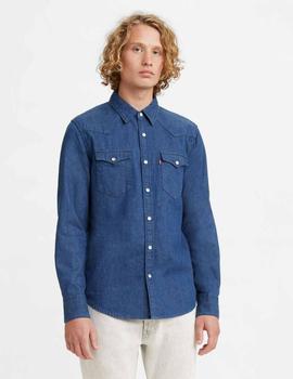 CAMISA VAQUERA LEVI'S® BARSTOW WESTERN LOWDIP DENIM RINSE