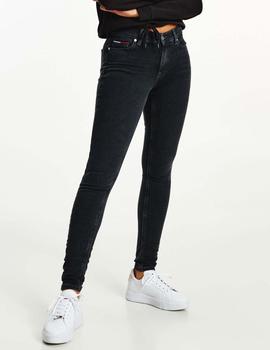 PANTALÓN VAQUERO NORA MID RISE SKINNY FIT WBKST DENIM BLACK