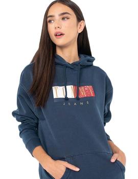 TJW OVERSIZED VINTAGE BRONZE 1 HOOD TWILIGHT NAVY