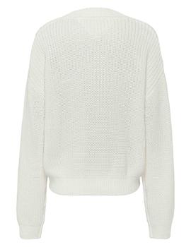 TJW CENTER FLAG SWEATER SNOW WHITE