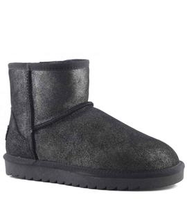 BOTAS DE INVIERNO EN ANTE NEGRO CON PURPURINA