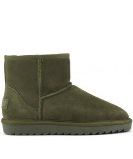 BOTAS DE INVIERNO EN ANTE VERDE KAKI