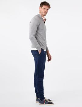 JERSEY DE CUELLO CREMALLERA GRIS