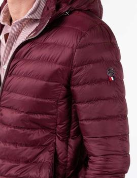 CHAQUETA PLUMAS GRANATE