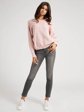 GINNY RN LS SWEATER PRETTY IN PINK