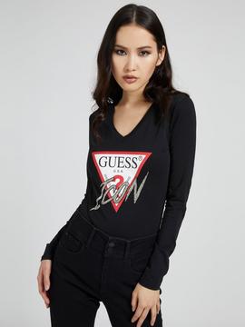 LS VN ICON TEE JET BLACK