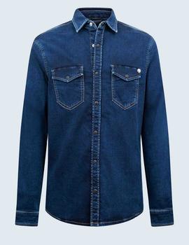 CAMISA VAQUERA DENIM GYMDIGO NEW JEPSON AZUL