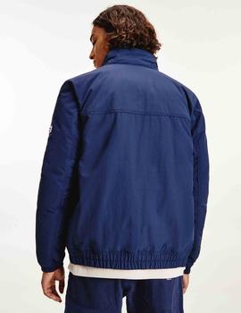 CAZADORA BOMBER ACOLCHADA TJM ESSENTIAL PADDED AZUL MARINO