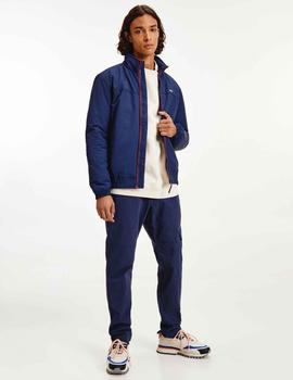 CAZADORA BOMBER ACOLCHADA TJM ESSENTIAL PADDED AZUL MARINO