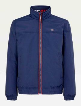 CAZADORA BOMBER ACOLCHADA TJM ESSENTIAL PADDED AZUL MARINO