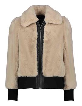 CHAQUETA DE ECOPIEL BEIGE