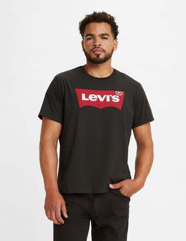 CAMISETA LEVI’S® GRAPHIC SETIN NECK HOUSEMARK NEGRA