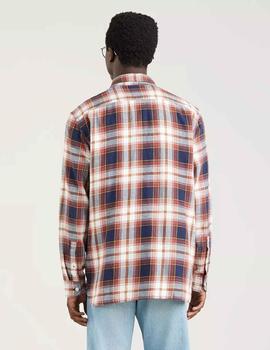 SOBRECAJACKSON WORKER OVERSHIRT RELAXED FIT SHOVELER PEACOAT