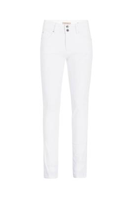 PANTALÓN VAQUERO SECRET SKINNY FIT HIGH RISE PUSH IN BLANCO