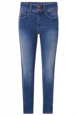 SECRET CAPRI SKINNY FIT HIGH RISE CON RIBETE LATERAL