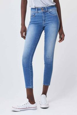 SECRET CAPRI SKINNY FIT HIGH RISE CON RIBETE LATERAL