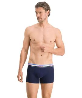 LEVIS MEN GIFTBOX LOGO BOXER 3 PACK BLUE COMBO