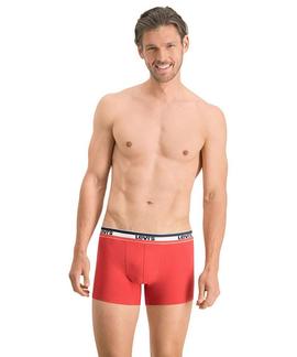 LEVIS MEN GIFTBOX LOGO BOXER 3 PACK NAVY / RED