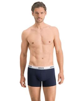 LEVIS MEN GIFTBOX LOGO BOXER 3 PACK NAVY / RED