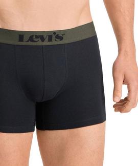 LEVIS MEN GIFTBOX DOTTED CAMO BOXER 3 PACK GREY / GREEN