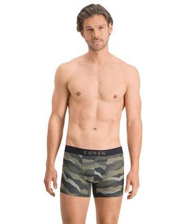 LEVIS MEN CALM CAMOUFLAGE BOXER BRIEF 2 PACK KHAKI