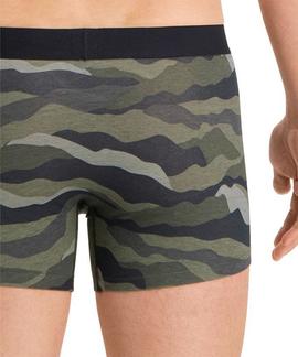 LEVIS MEN CALM CAMOUFLAGE BOXER BRIEF 2 PACK KHAKI