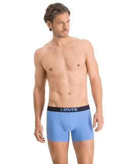 LEVIS MEN YD COLLEGIATE STRIPE BOXER BRIEF 2 PACK BLUE/ PINK