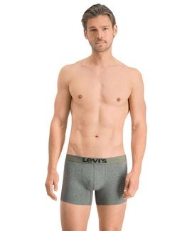 LEVIS MEN PRINTED WAISTBAN BOXER BRIEF 2 PACK KAKHI