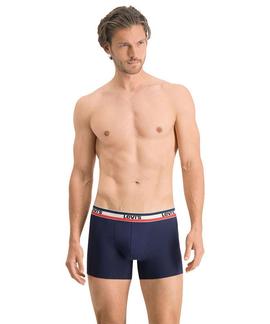 LEVIS MEN SPORTSWEAR LOGO BOXER BRIEF 2 PACK BLUE COMBO