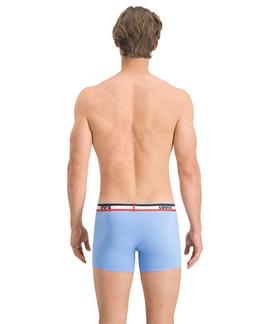 LEVIS MEN SPORTSWEAR LOGO BOXER BRIEF 2 PACK BLUE COMBO