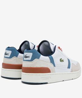 ZAPATILLAS LACOSTE T-CLIP 0321 2 SMA WHITE / BLUE LIGHT