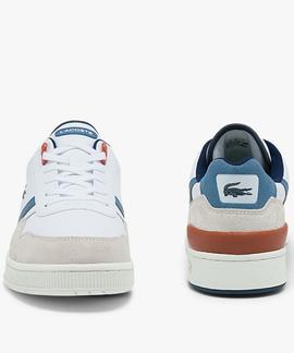 ZAPATILLAS LACOSTE T-CLIP 0321 2 SMA WHITE / BLUE LIGHT