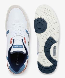 ZAPATILLAS LACOSTE T-CLIP 0321 2 SMA WHITE / BLUE LIGHT