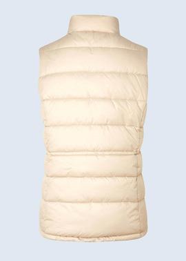 CHALECO ACOLCHADO SITA BEIGE