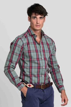 CAMISA H TARTAN ITALIANO VERDE