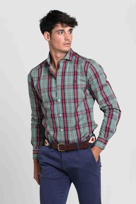 CAMISA H TARTAN ITALIANO VERDE