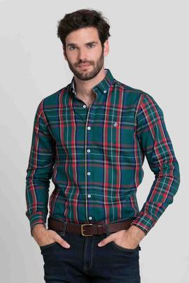 CAMISA H TARTAN VERDE