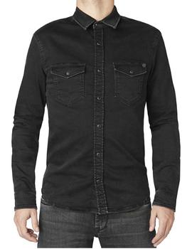 CAMISA VAQUERA DENIM GYMDIGO NEW JEPSON NEGRA