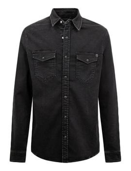 CAMISA VAQUERA DENIM GYMDIGO NEW JEPSON NEGRA