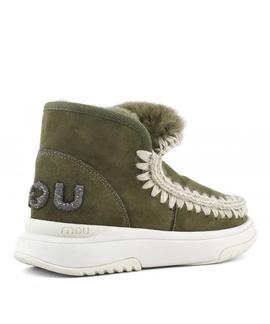 BOTA ESKIMO JOGGER GLITTER LOGO VERDE CAQUI