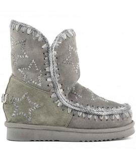 BOTA ESKIMO INNER WEDGE WOOL EMBROIDERED STARS NEW GREY