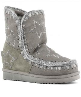 BOTA ESKIMO INNER WEDGE WOOL EMBROIDERED STARS NEW GREY