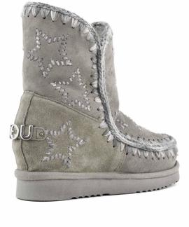 BOTA ESKIMO INNER WEDGE WOOL EMBROIDERED STARS NEW GREY