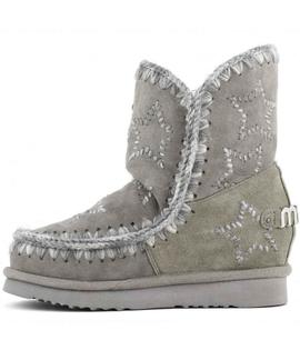 BOTA ESKIMO INNER WEDGE WOOL EMBROIDERED STARS NEW GREY