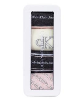CK WOMENS 4 PACK MULTI LOGO DRESS CREW GIFTBOX GREY MELANGE