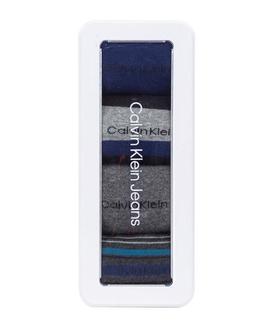 CK MENS 4 PACK MULTI PATTERN DARK GREY MELANGE