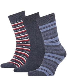 TH MEN SOCK 3 PACK GIFTBOX TOMMY JEANS